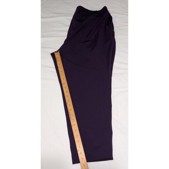Livi by Lane Bryant Womens Ankle Trousers Purple Size 18/20 Quick-Dry Wicking St - Picture 10 of 10